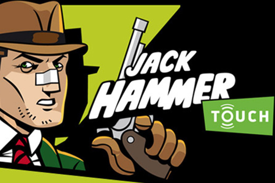 Cartoon stijl gokkast Jack Hammer